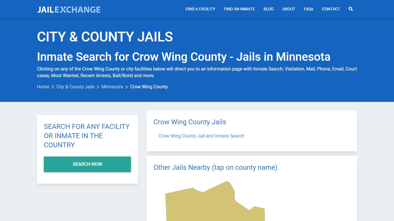 Inmate Search for Crow Wing County | Jails in Minnesota - Jail Exchange